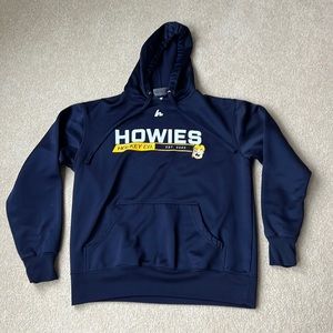 Howie’s Hockey Performance sweatshirt. And a separate T-shirt. Both are adult M.